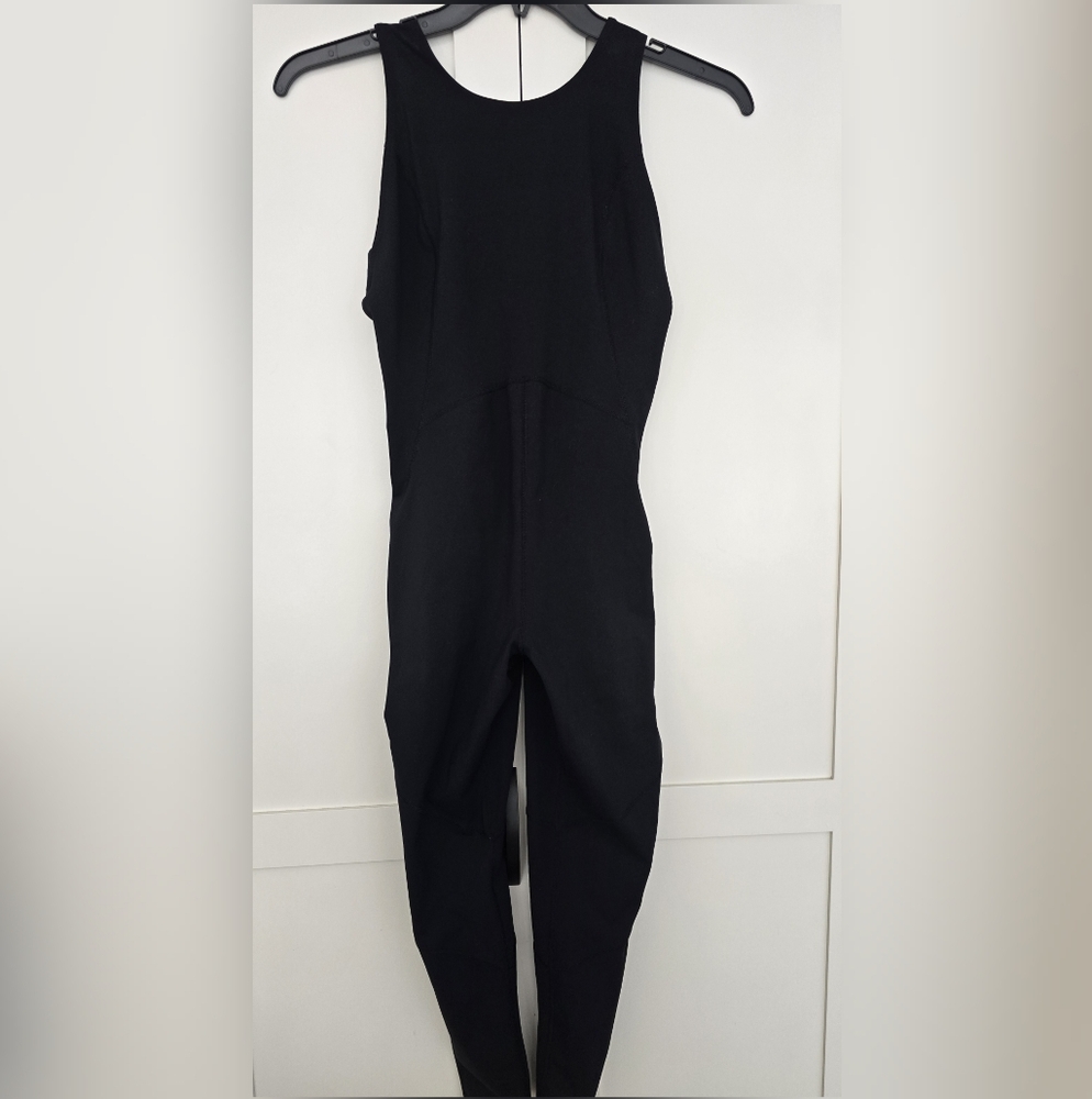 Free People Movement Black Jumpsuit View 2